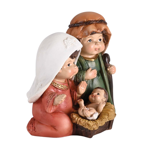 Nativity Holy Family Red Green 3.5H