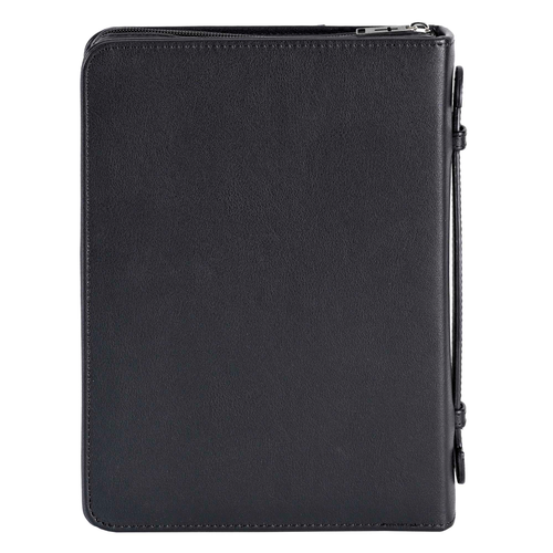 Bible Case Classic Faux Leather Black XL