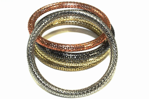 Multi Metallic Bracelet Stack