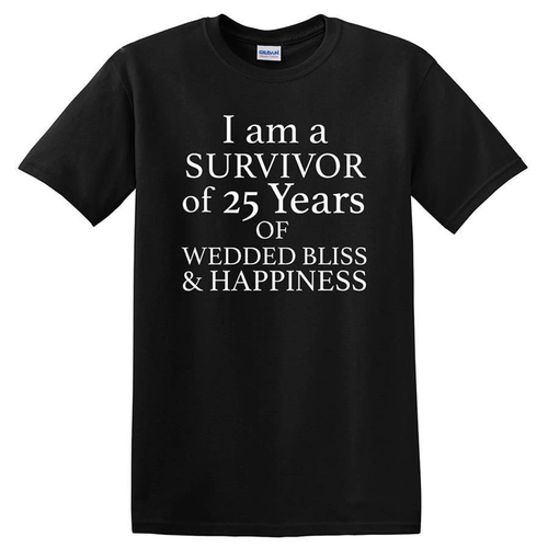 25 Years Of Wedded Bliss Shirt 