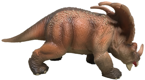 Styracosaurus 6" Painted Resin Dinosaur Model Figure