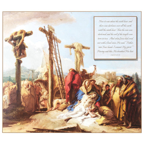 Stacked Wall Plaque Lamentation At The