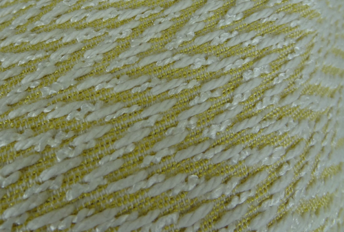 Plutus Honey Praire Yellow and Cream Handmade Luxury Pillow