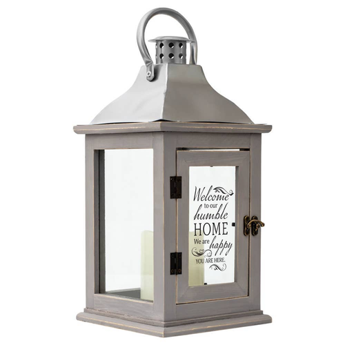 Welcome To Our Humble Home Lantern