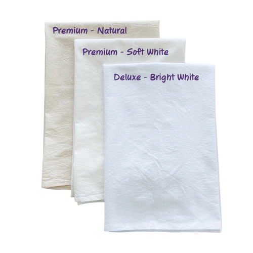 Deluxe Bright White Flour Sack Towel by Craft Basics