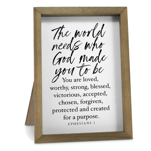 Tabletop World Needs Who God Made You