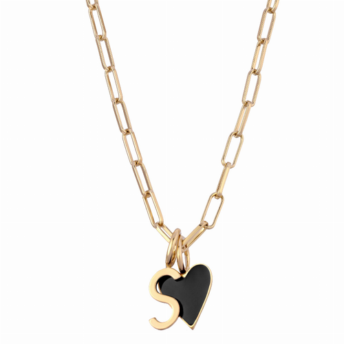 CARA ENAMEL CHARM NECKLACE