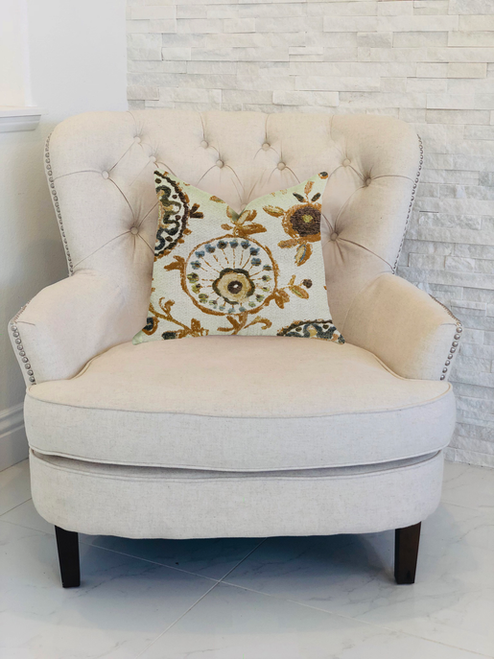 Plutus Daliani Floral Luxury Throw Pillow