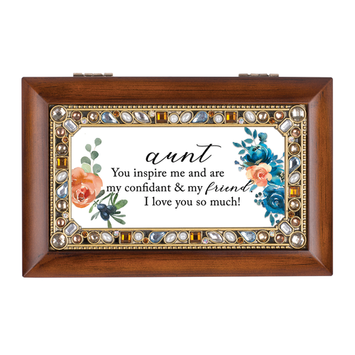 Petite MusicBox Jeweled Aunt You Inspire