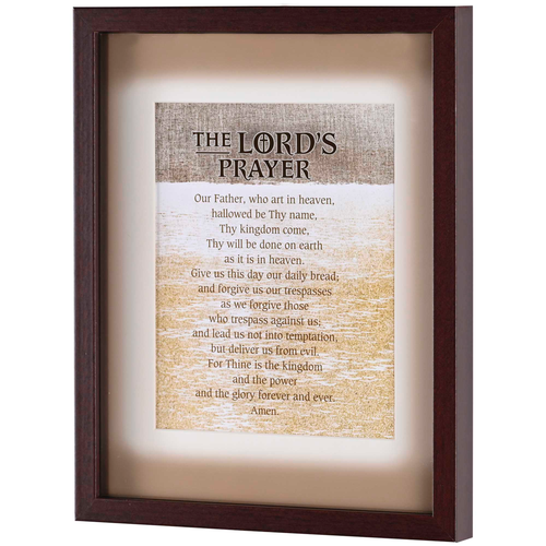 Framed Wall Art The Lords Prayer 11x14