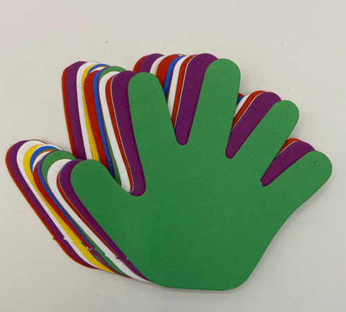 Hand Assorted Colors Creative Cut-Outs