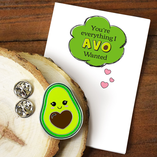 Avocado Enamel Pin
