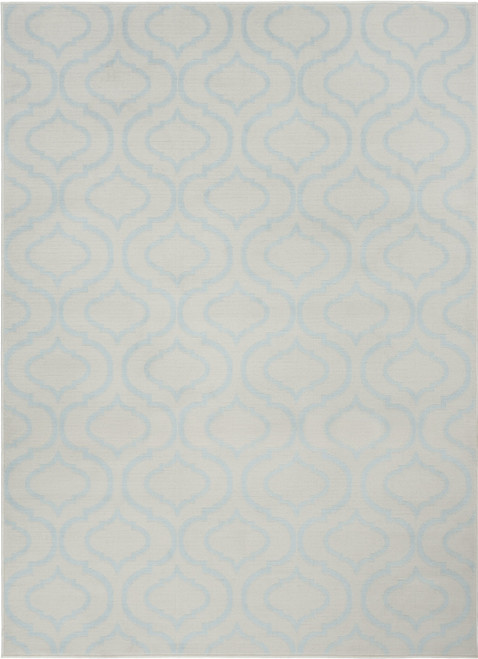 4' X 6' Gray Moroccan Power Loom Area Rug