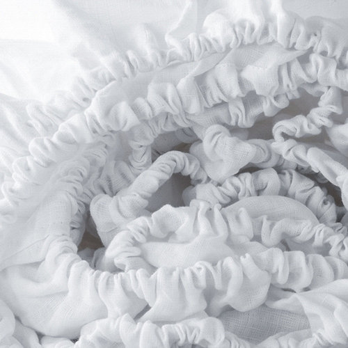 White Linen King Fitted sheet