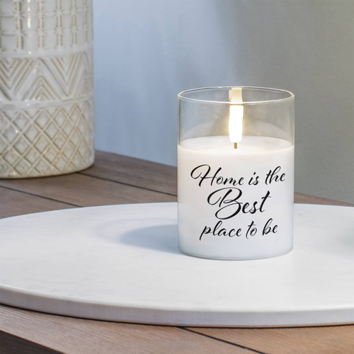 Led Candle Home Is The Best Place 