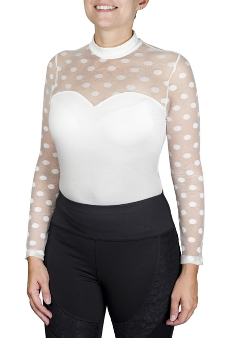 Spicy Girl Ginger Long Sleeve Shirt by EC- White- XS