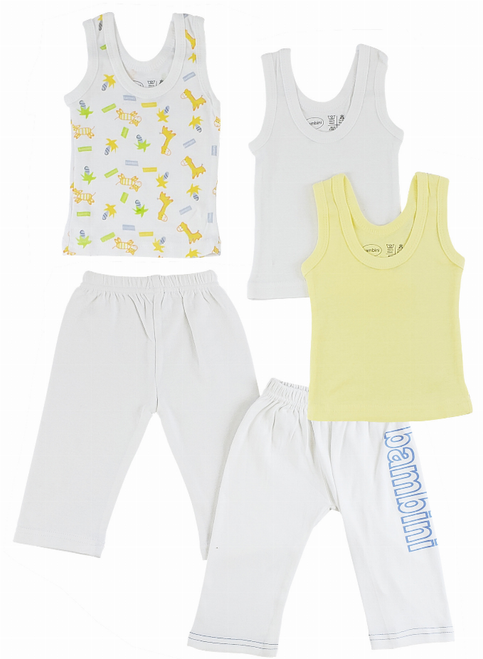 Bambini Boys Tank Tops and Track Sweatpants