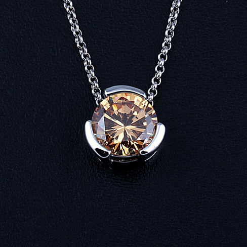 The Sentry - Pendant for a 12 mm Round Precious Stone
