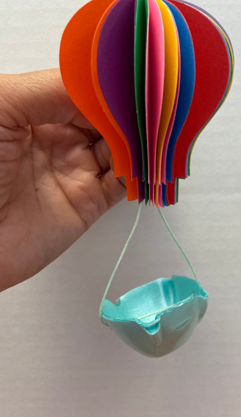 Hot Air Balloon Assorted Color Creative Cut-Outs