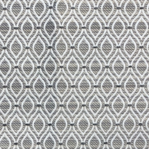 Plutus Deluxe Rockland Beige and Silver Luxury Throw Pillow