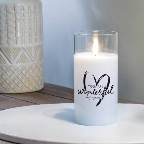 Led Candle You Are Wonderful 