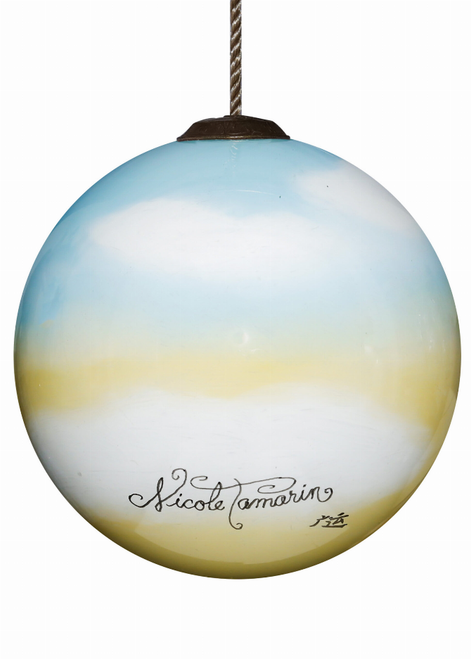 You Are Loved, Little One Hand Painted Glass Ornament