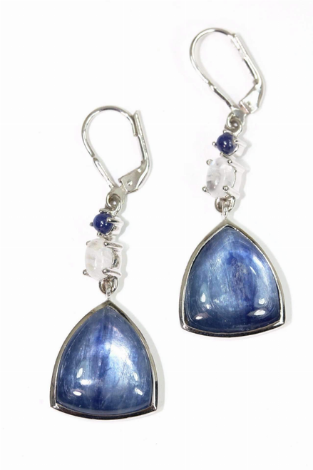 Multi Gemstone Dangler Earrings