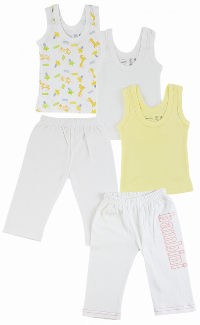 Bambini Girls Tank Tops and Track Sweatpants