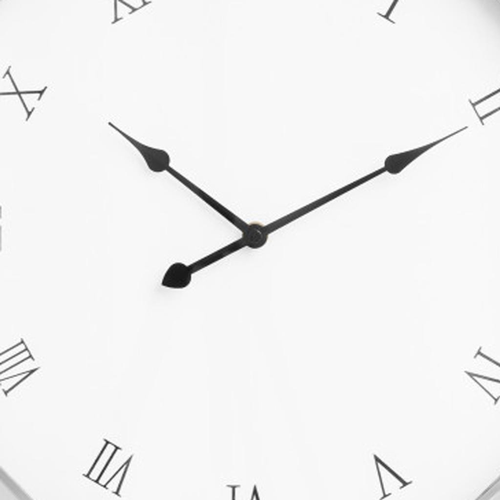 MirroGlass Silent Analog Geometric Wall Clock - 880016526578