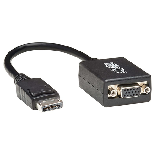 Tripp Lite, Cable Adapter, DisplayPort to VGA, M/F, 1920x1200/1080P, PnP, 6IN - 037332159151