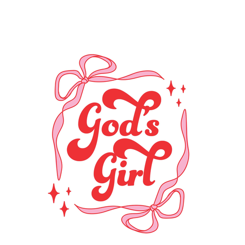 Sticker Gods Girl With Ribbon Bows - 603799752503