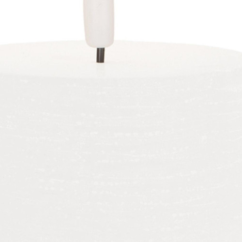 Set of Two White Unscented Candle Flameless Pillar Candles - 880024649313