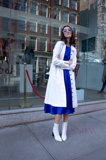 Monique White Coat - 197094354826