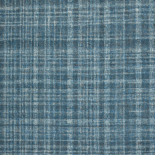 9' X 12' Turquoise Gray And Ivory Wool Plaid Hand Tufted Area Rug - 880016706161