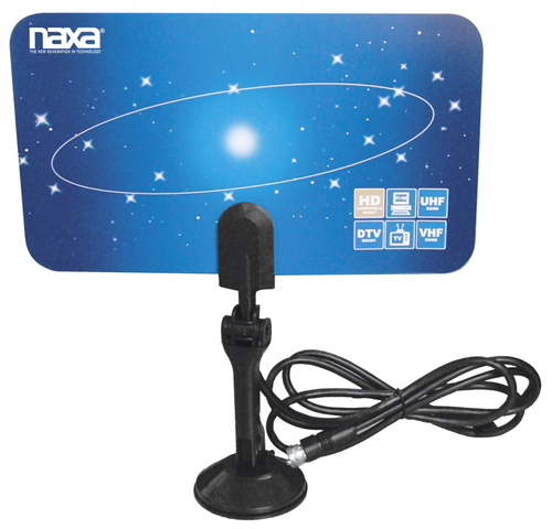Ultra-Thin Flat Panel Style Powered Antenna For HDTV and ATSC Digital TV - 840005005590
