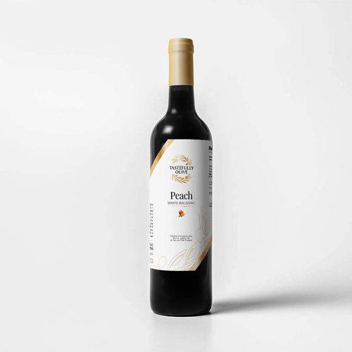 Peach White Balsamic Vinegar (12 Units Per Case) - 688201383995