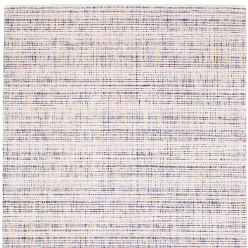 8' X 10' Ivory Blue And Yellow Striped Hand Tufted Area Rug - 608219108199