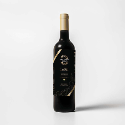 Lemon Dill Infused Extra Virgin Olive Oil (12 Units Per Case) - 688201383865