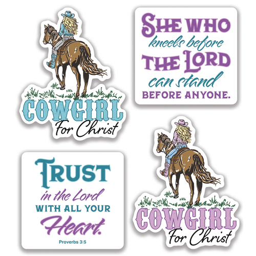 Sticker Cowgirl For Christ Collection - 603799752626
