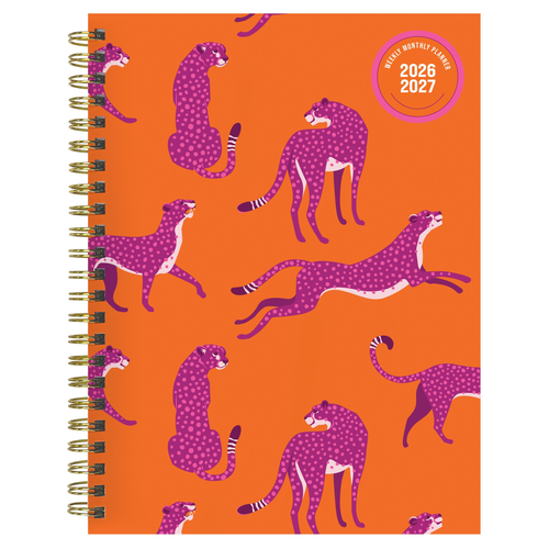 July 2026 - June 2027 Spicy Cat Weekly Monthly Planner - 619344386796