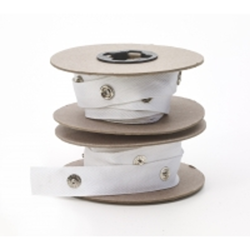 Snap tape, White 3/4" - 5 yards - 764083007867