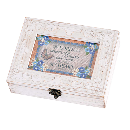 Music Box The Lord Is My Strength Shield - 603799752282