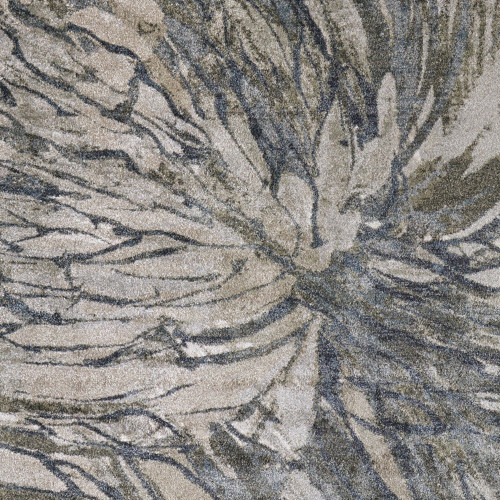 9' X 12' Gray Green And Ivory Abstract Area Rug - 880016801682