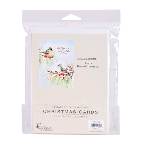 Card Set Christmas Let Heaven And Nature - 603799718233