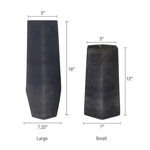 Hexagonal Glass Table Vases - 880016833928
