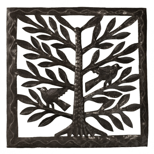 Square Birds in Foliage - 695924865608