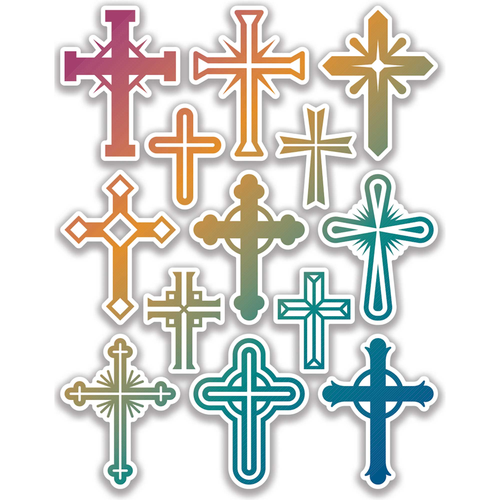 Sticker Prism Color Cross Collection - 603799754088