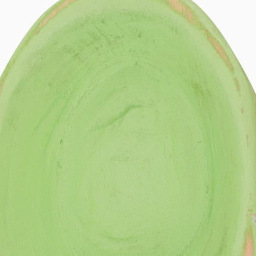 6" Sea Green Solid Wood Oval Dough Bowl - 880024523521