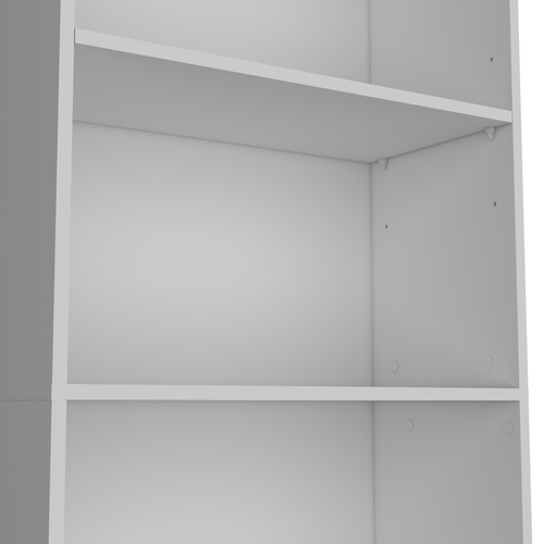 Wood Five Tier Bookcase - 880016629682
