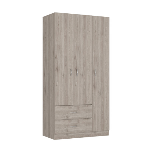71" Light Gray Manufactured Wood Two Drawer Combo Dresser - 606114069300